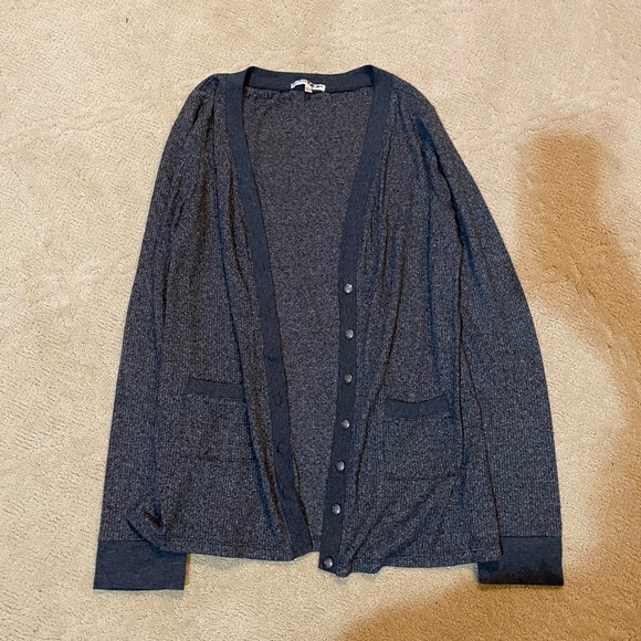 Threads for Thought Gray Cardigan - Picture 1 of 9